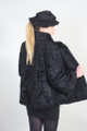 Black Swakara Lamb Fur Coat