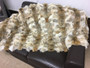 Light Brown Coyote Fur Blanket Throw