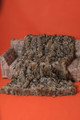 Brown Coyote Fur Blanket Throw