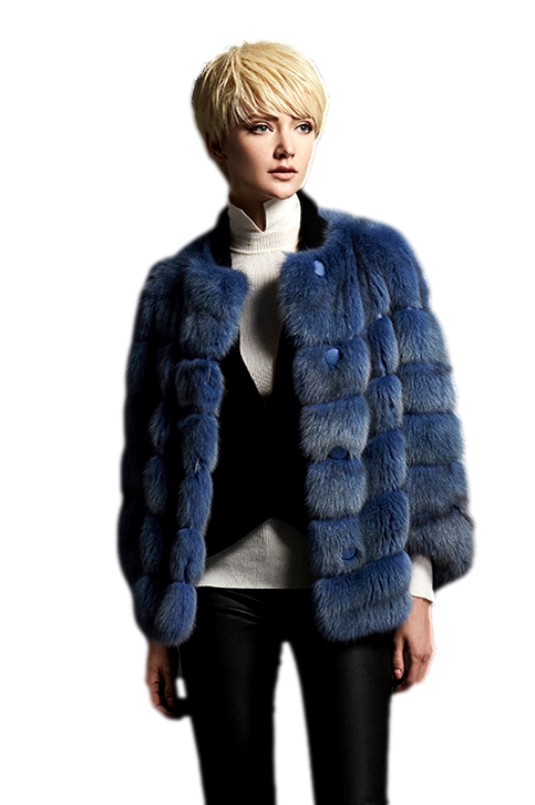 Navy Sable Jacket Elegance du Paris | SKANDINAVIK FUR