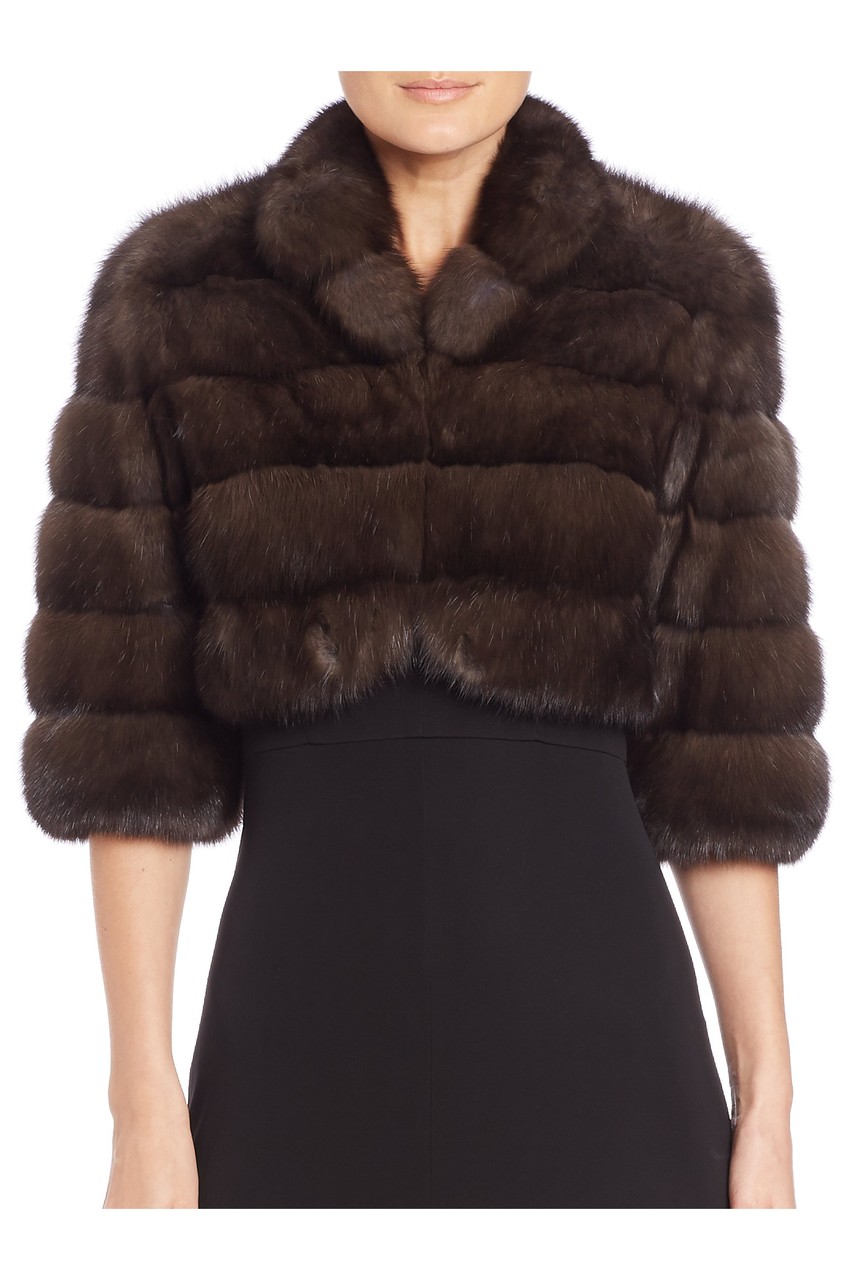 Sable Fur Bolero Hermione Skandinavik Fur