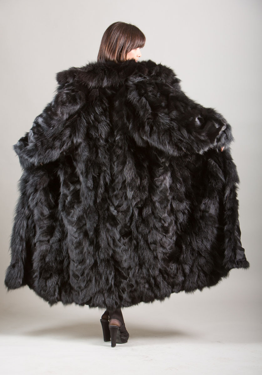 新品タグ付き未試着　OHGA FUR COAT ブラック RUDSAK CHLOE Faux Fur Jacket - Luxe Women's Vegan Leather