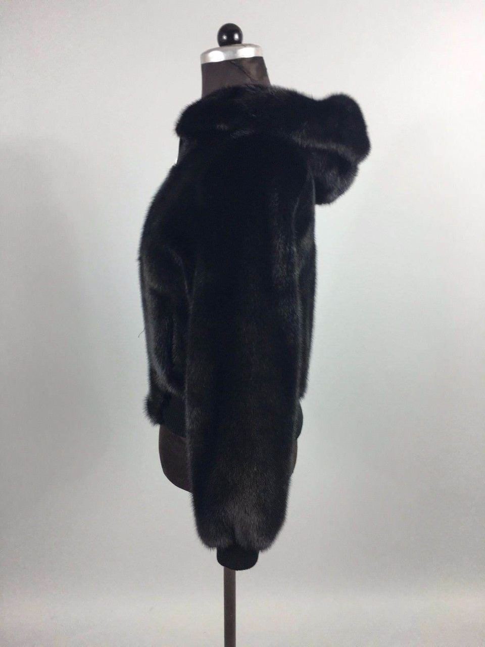 ブラック Parker  knit hood Fur