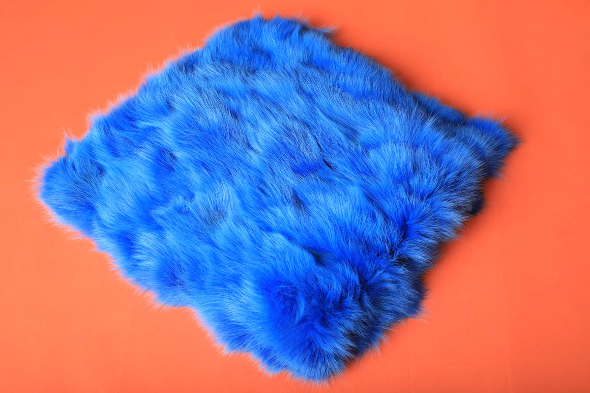 Royal Blue Blue Faux Fur Blanket Royal Blue Blue Faux Fur Throw