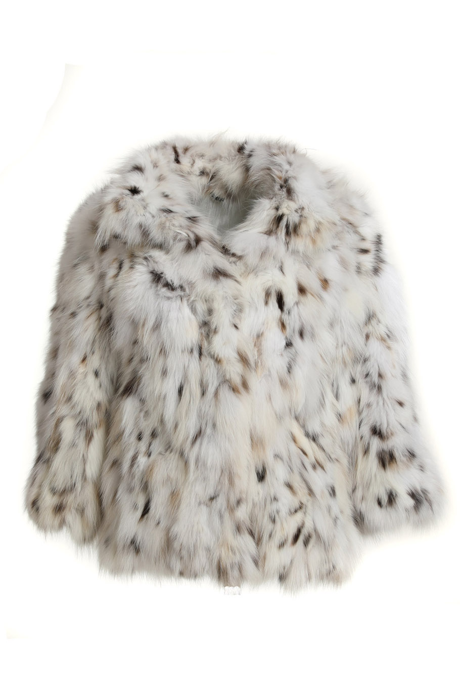 White Lynx Fur Jacket SKANDINAVIK FUR