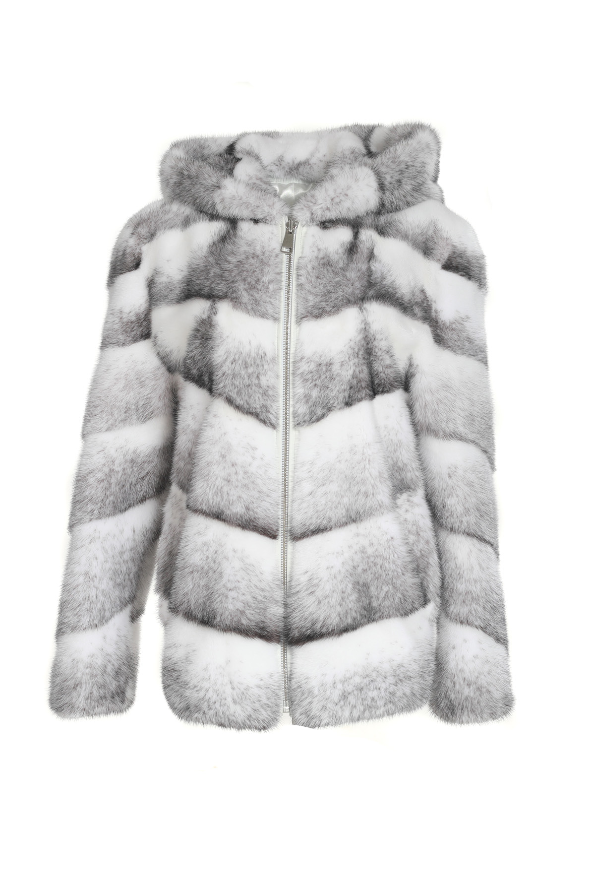 Black Mink Fur Bomber Jacket | SKANDINAVIK FUR