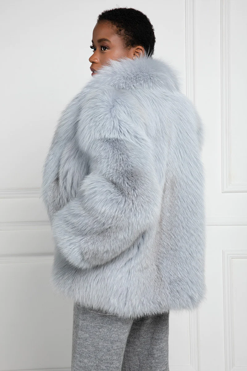 【新品未使用】ROKU 6 SHAGGY SHAWL COLLAR COAT Shawl Collar Overcoat | Nuuly