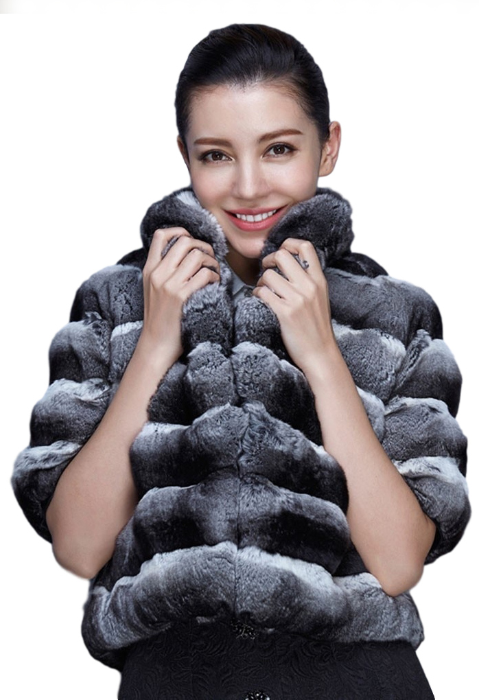 Chinchilla Fur Bolero Bell Bottom 