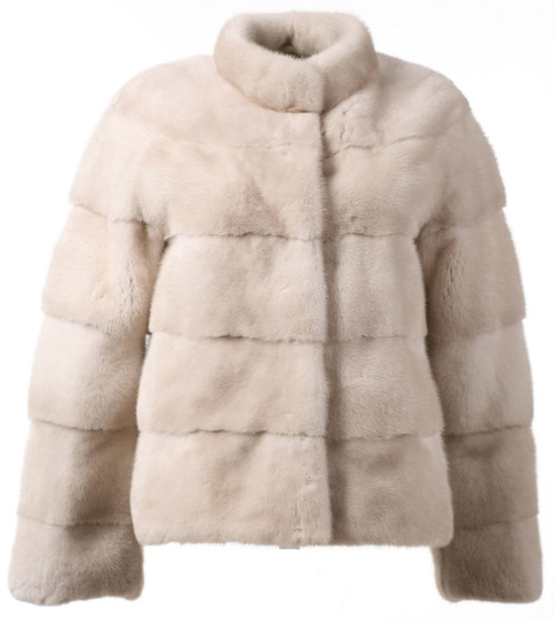 Pearl Mink Fur Jacket | SKANDINAVIK FUR