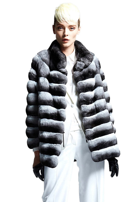 【極美品】THINK FUR Eco Fur Tailored Coat S Coat with eco fur texture brand ICEBERG — Globalbrandsstore