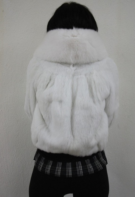 Beige Rabbit Rex Fur Large Size Luxury Rex Rabbit Pelt Rabbit 