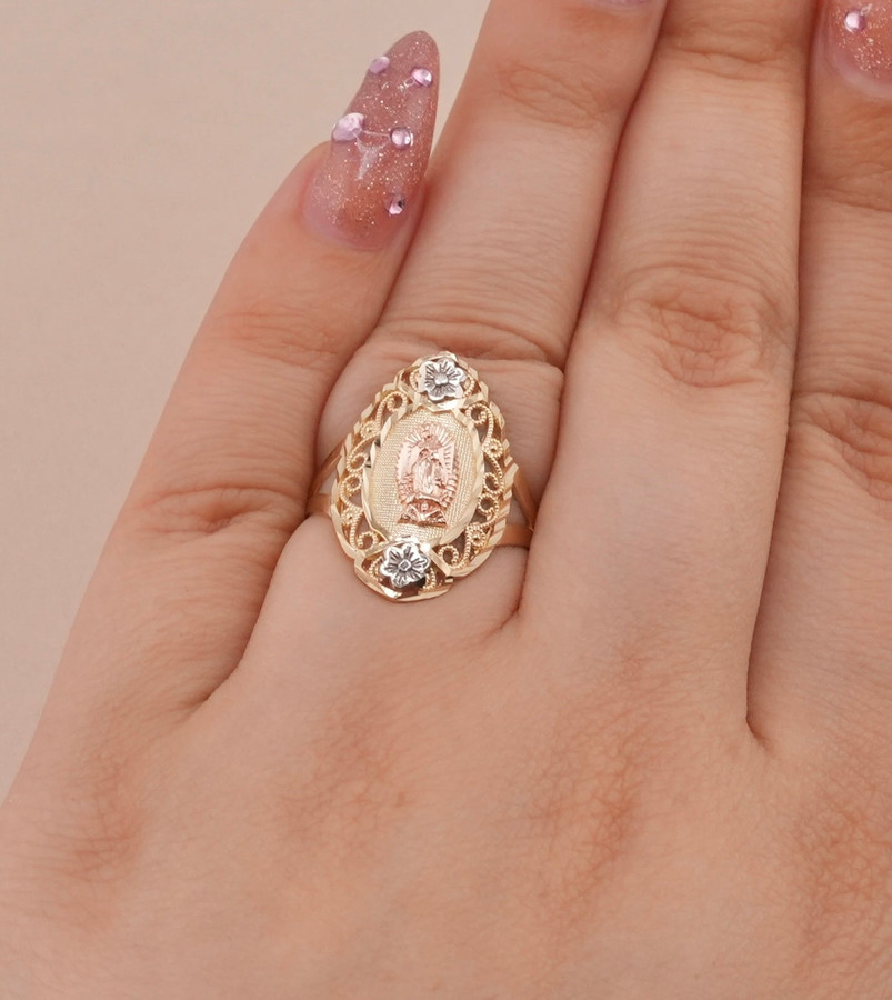 14K Gold Virgencita Women’s Ring_4 14K Gold Virgencita Women’s Ring_4