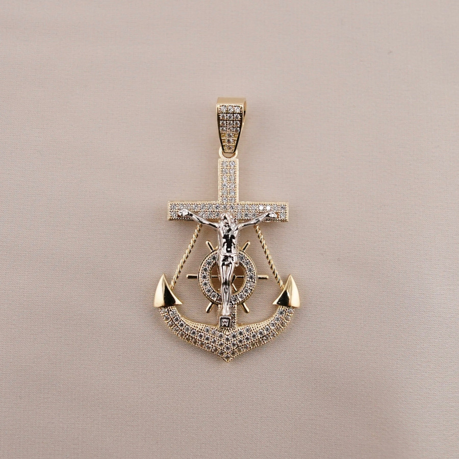 14k Gold Medium Anchor Pendant 14k Gold Medium Anchor Pendant