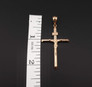 14k Gold Cross Pendant or Chain Set_9