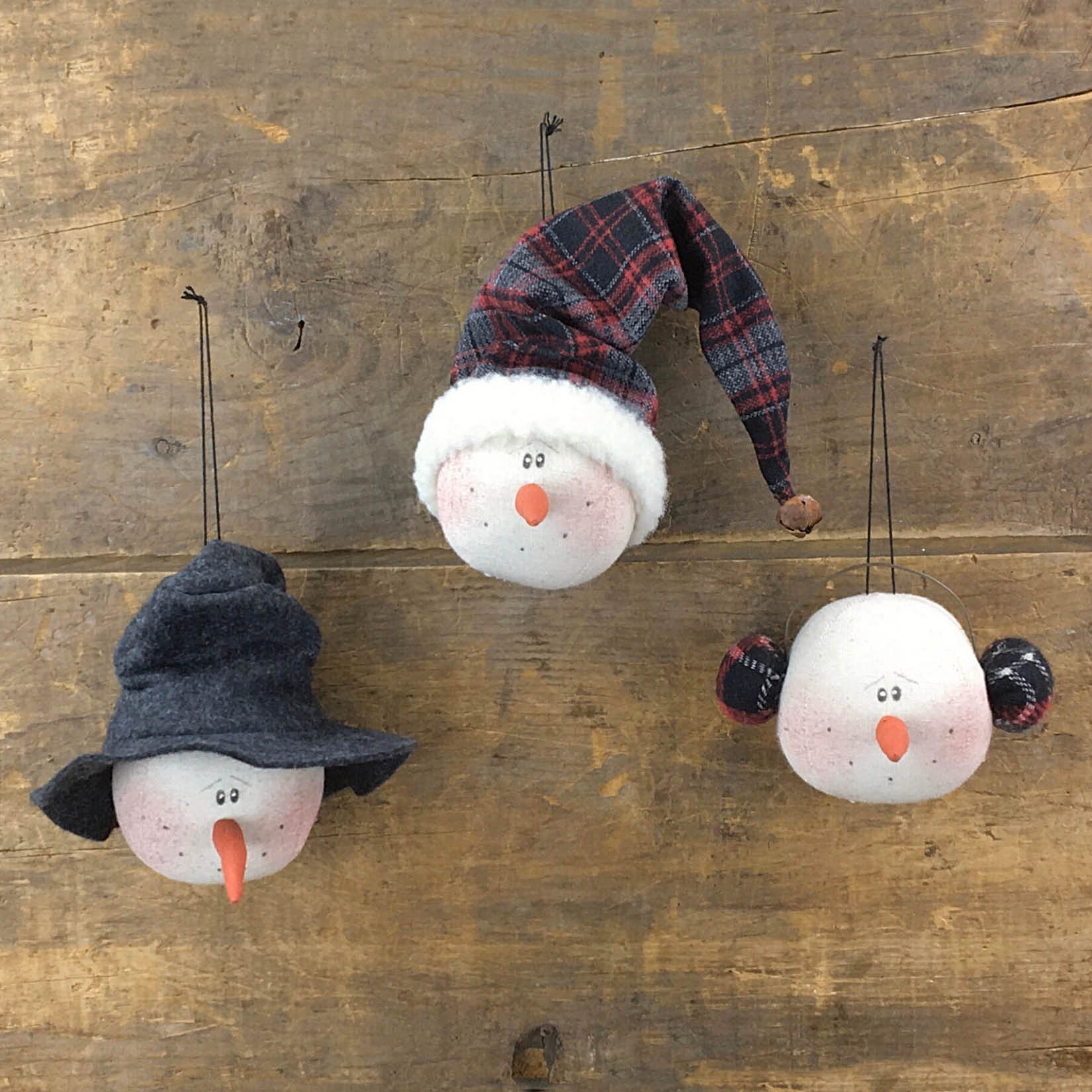 C20324 Snowman Head Ornament Set (3A)