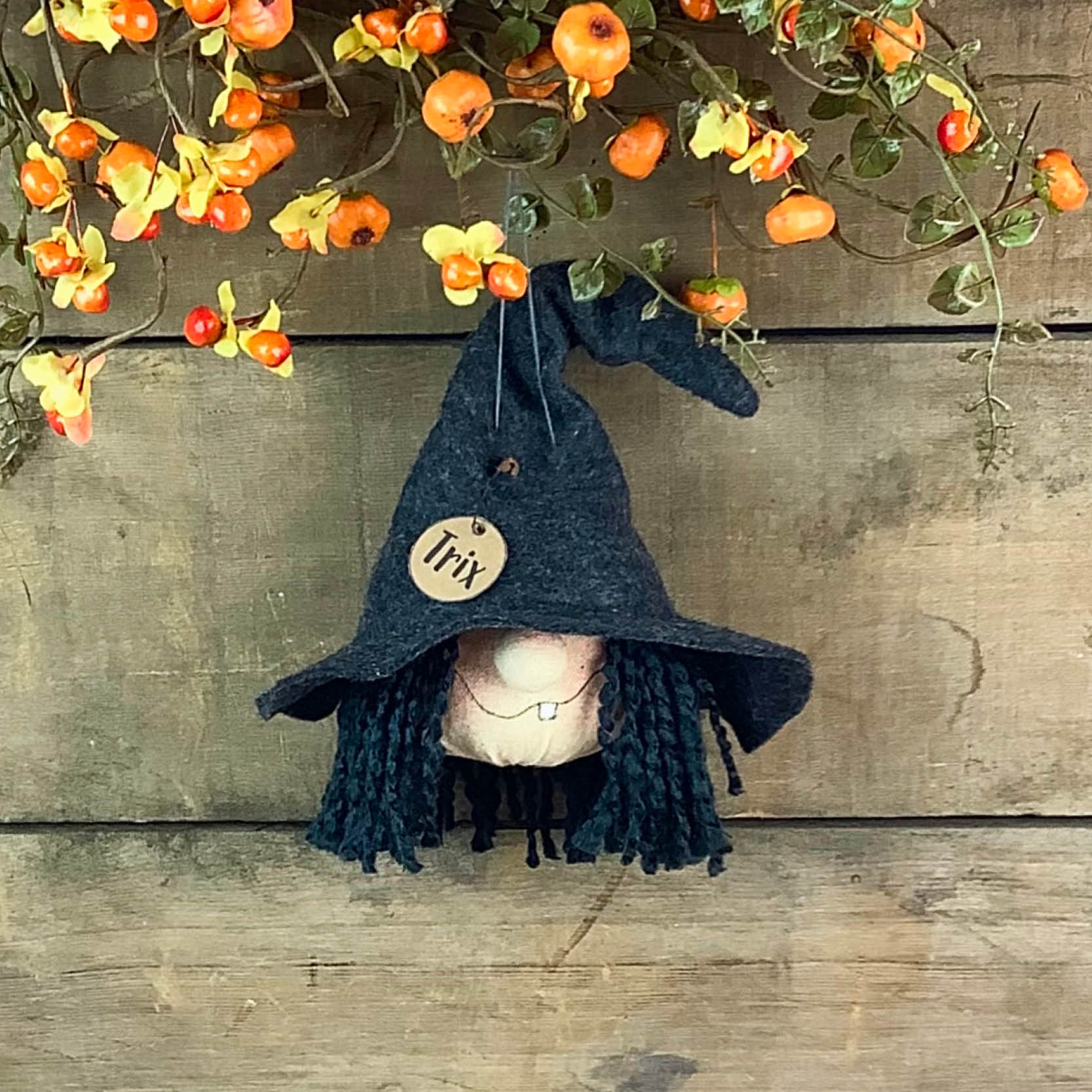 F22197-Trix the Groovy Witch Ornament