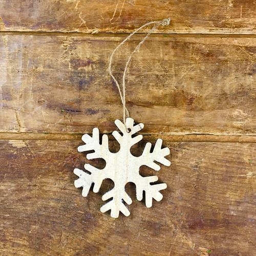 BESTOYARD 12pcs Snowflake Pendant Woodsy Decor DIY Wooden Snowflakes  Present Ornaments Nativity Crafts Wooden Snowflakes Cutouts Nativity  Ornaments