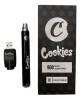 The Cookies 900mAh Slim Twist is a powerful and convenient battery that comes with a charger. It is designed to work with plastic cartridges or metal and uses a 510 thread. This black battery is stylish and easy to use.