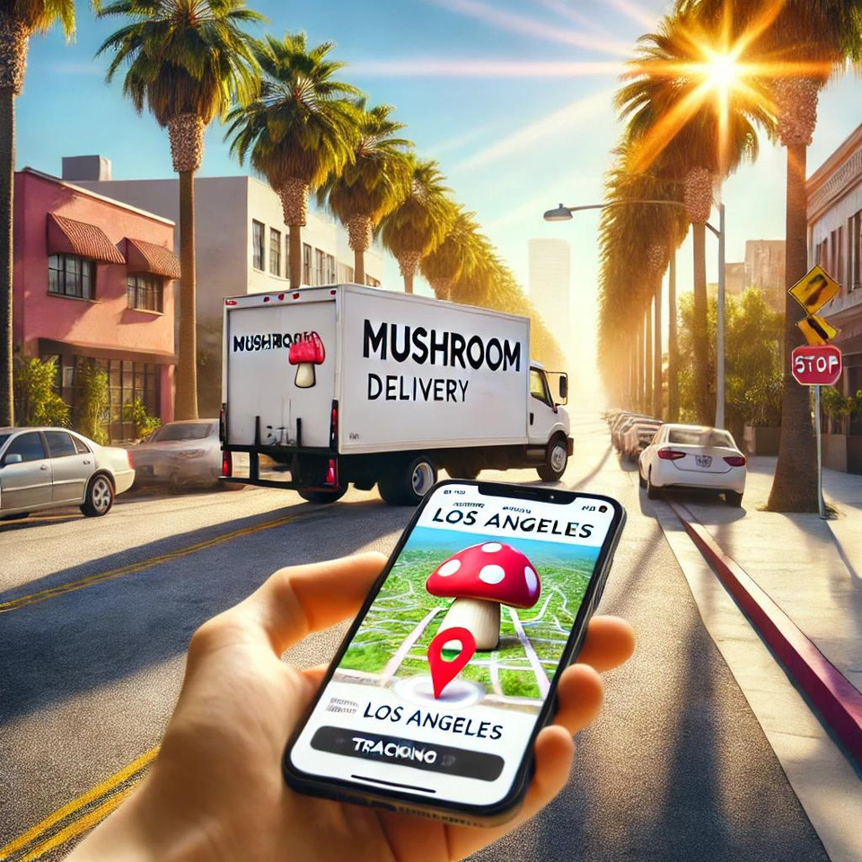 Can I Track My Mushroom Delivery Order in Los Angeles?