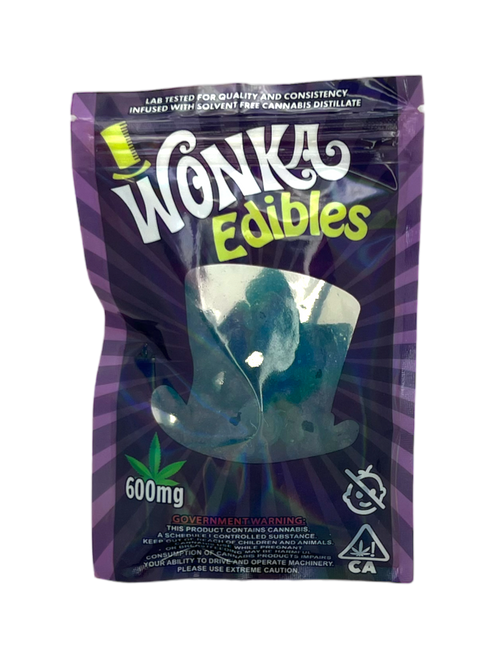 A perfect blend of taste and high, this bear is all you need for an awesome weekend.  Available in 500mg bags, every serving contains 0.1mg CBD. Order yours If you’re ready for a burst of sour puckering power? Order our Wonka Gummy Bears today!