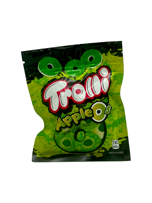 "Trolli Sour Apple Rings THC Gummies: 600mg THC Distillate - Tangy, Potent, and Delicious! Elevate your snack game with Trolli's iconic sour apple flavor infused with 600mg of premium THC distillate. Perfect for discreet, on-the-go relaxation. Trust in Trolli's quality and lab-tested safety. Enjoy the clean and potent effects of THC distillate. Order now!"