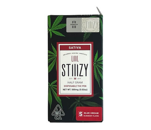 LIIIL STIIIZY BLUE DREAM - 0.5 Gram Live Resin Disposable
Elevate your vaping experience with the LIIIL STIIIZY Blue Dream - 0.5 Gram Live Resin Disposable. This sleek and portable device is pre-filled with premium live resin extracted from the legendary Blue Dream strain. Enjoy the sweet berry and earthy pine flavors with every puff, delivering a balanced high that uplifts and relaxes. Perfect for on-the-go use, this disposable vape pen offers convenience without compromising on quality. Crafted with care, it ensures a pure, potent, and consistent experience every time. Experience the best of cannabis with LIIIL STIIIZY Blue Dream.