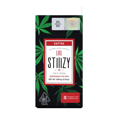 Stiizy Strawberry Cough - Half Gram Disposable Vape Pen