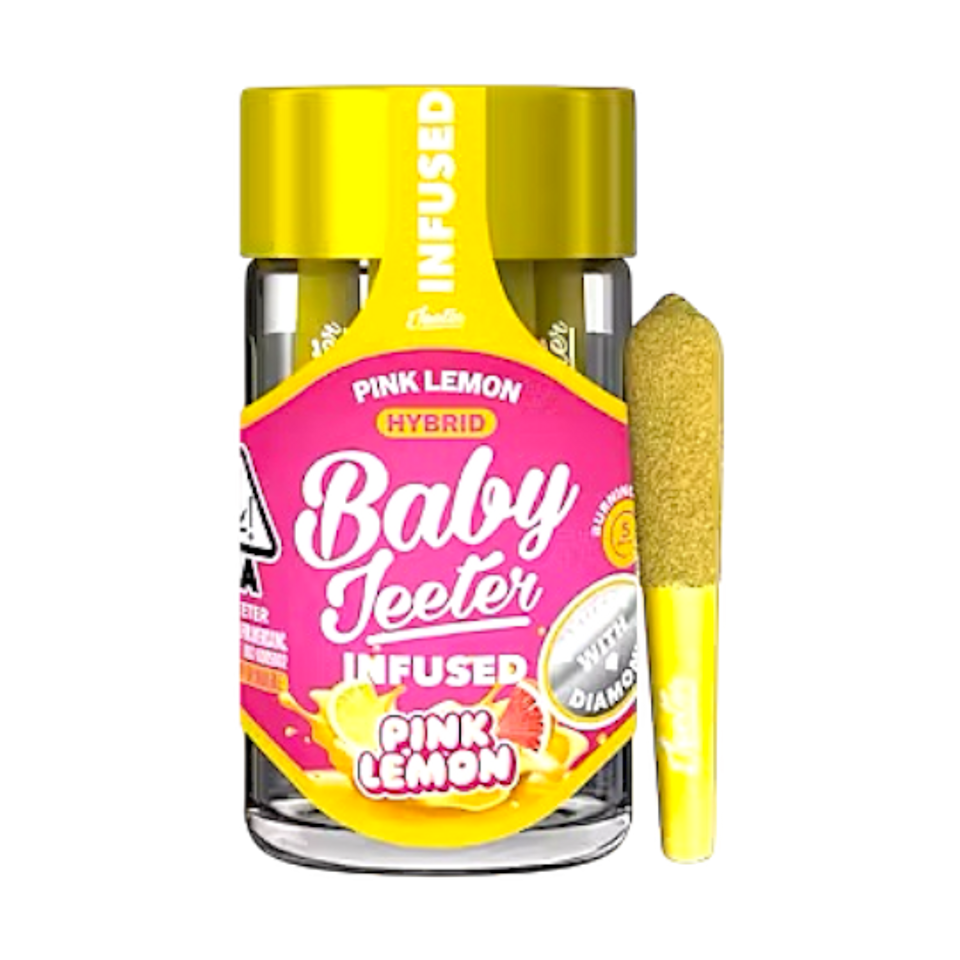 **Pink Lemon - Hybrid (Jeeter) | Infused with THCa Diamonds & Kief**  

Experience the **perfect balance of energy and relaxation** with **Pink Lemon by Jeeter**. This **premium hybrid pre-roll** is **infused with liquid diamonds and kief**, delivering **potent effects** and **bold citrus-berry flavors** in every hit. Whether you need a **creative boost**, a **stress-free day**, or a **smooth social vibe**, this strain has you covered.  

? **5 pre-rolls (0.50g each) – 2.5g total**  
? **Infused with cannabis oil & kief for maximum potency**  
? **Uplifting, flavorful, and slow-burning**  

Order now at **[NaturesWayDelivery.com](https://www.natureswaydelivery.com)** for **fast, discreet cannabis delivery** straight to your door! ?