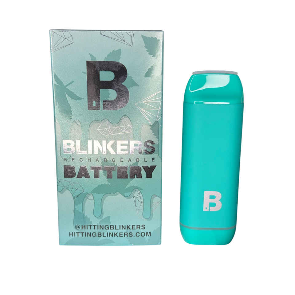 Blinkers Rechargeable Battery - Turquoise

The Blinkers Rechargeable Battery in turquoise is the perfect 510 thread vape battery for THC, CBD, and Delta-8 cartridges. Featuring adjustable voltage settings (4.0V, 3.2V, 2.6V), a 12-second pre-heat function, and USB-C fast charging, this sleek and powerful device ensures smooth, flavorful hits and maximum vapor production. Designed for discreet, on-the-go vaping, it’s compatible with all standard vape cartridges. Available for nationwide shipping, including Nebraska, Ohio, Kansas, Washington DC, Oklahoma, Arizona, Hawaii, Wyoming, New York City, New Jersey, Philadelphia, and Chicago.

? Order now at www.natureswaydelivery.com!