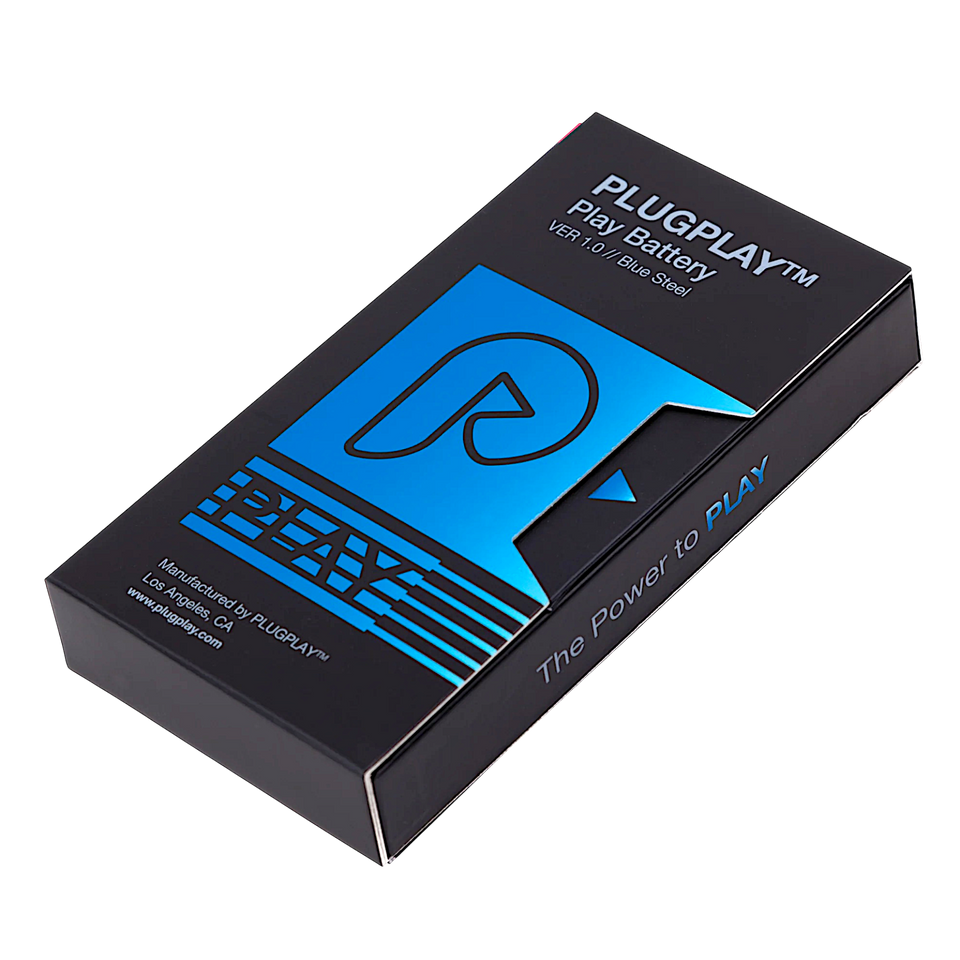 The PLUGPLAY™ PLAY Battery delivers over 350 puffs per charge with its powerful 500mAh rechargeable design. Sleek, odorless, and travel-friendly, it’s built for convenience and performance on the go.