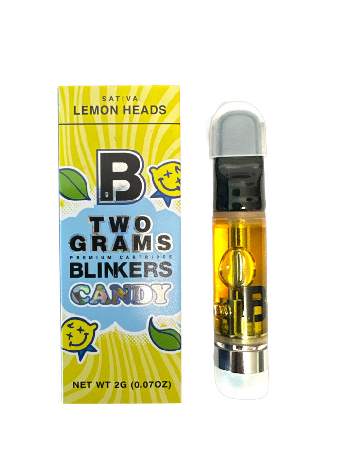 Bright, zesty, and uplifting — Blinkers Lemon Heads delivers two grams of sativa energy with a tangy lemon flavor and smooth, euphoric effects. Bright, zesty, and uplifting — Blinkers Lemon Heads delivers two grams of sativa energy with a tangy lemon flavor and smooth, euphoric effects.