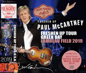 PAUL McCARTNEY - FRESHEN UP TOUR GREEN BAY LAMBEAU FIELD 2019 (3CD)+OBI PICCADILLY CIRCUS