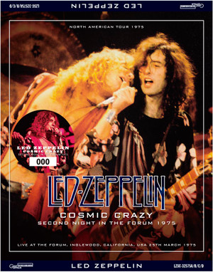LED ZEPPELIN - COSMIC CRAZY: SECOND NIGHT IN THE FORUM 1975 (3CD+1CD) GRAF ZEPPELIN