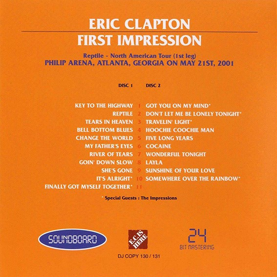 ERIC CLAPTON - FIRST IMPRESSION (2CD) E.C. IS HERE