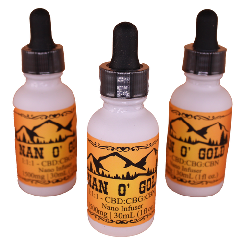 O' Gold - Nano - 1:1:1 Dropper - CBD:CBG:CBN (1500mg)