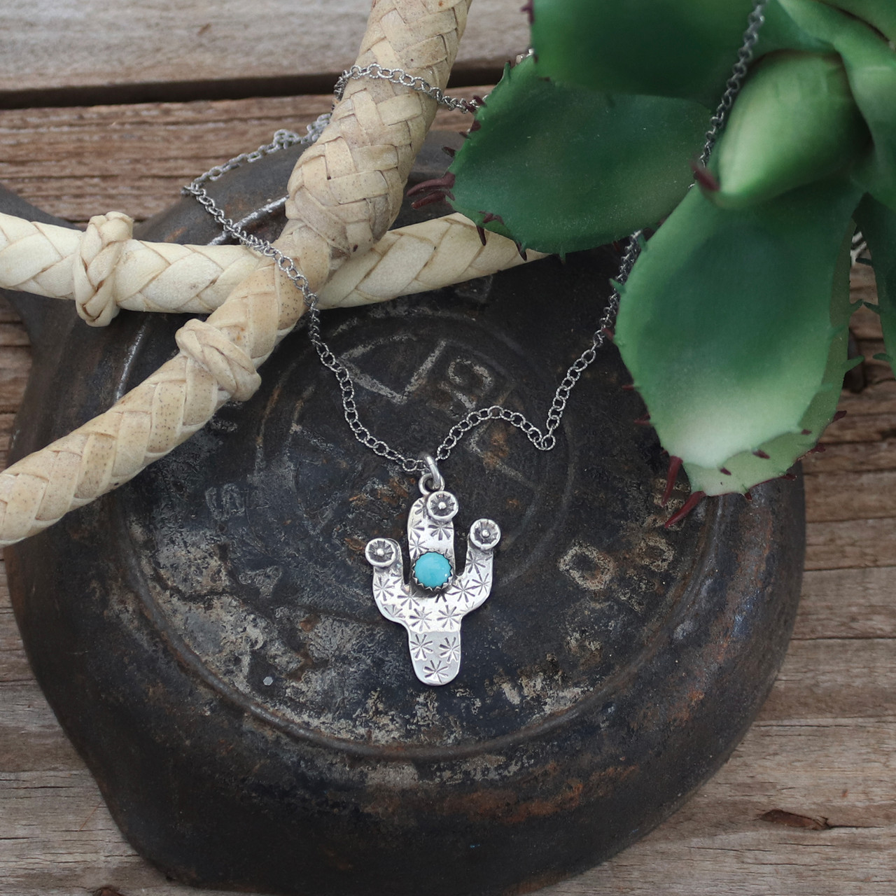 Serrano Saguaro Cactus Necklace
