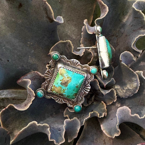 Scalloped Edge Diamond Royston Earrings Scalloped Edge Diamond Royston Earrings