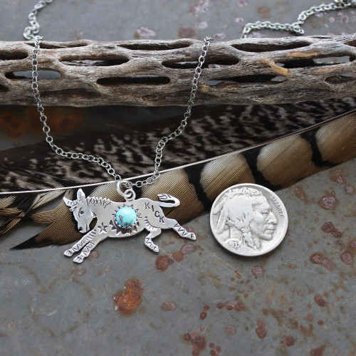 Kick Ass Donkey Necklace