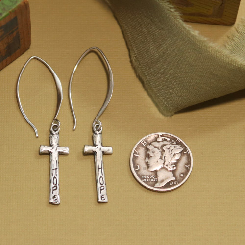 Hope Cross Earrings Hope Cross Earrings