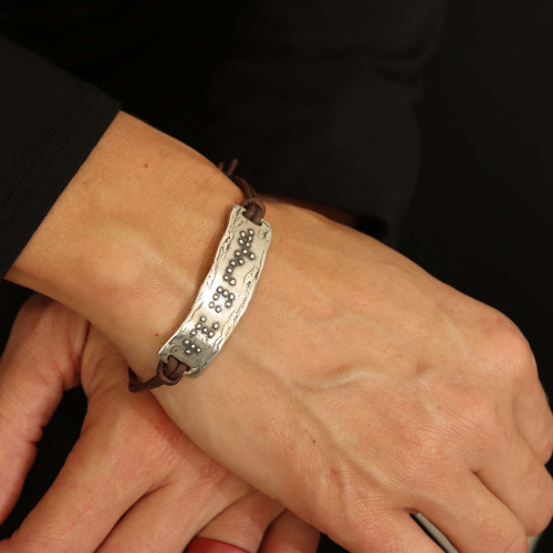 Walk By Faith Bracelet (Braille)