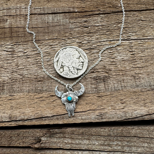 Mandan Small Buffalo Necklace Mandan Small Buffalo Necklace