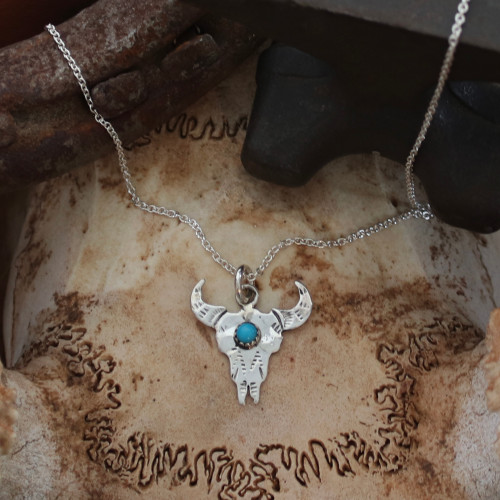 Mandan Small Buffalo Necklace Mandan Small Buffalo Necklace