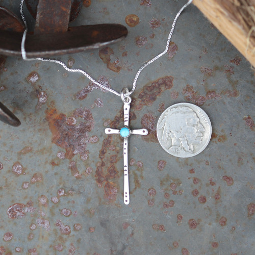 Ogalala Thin Cross Necklace