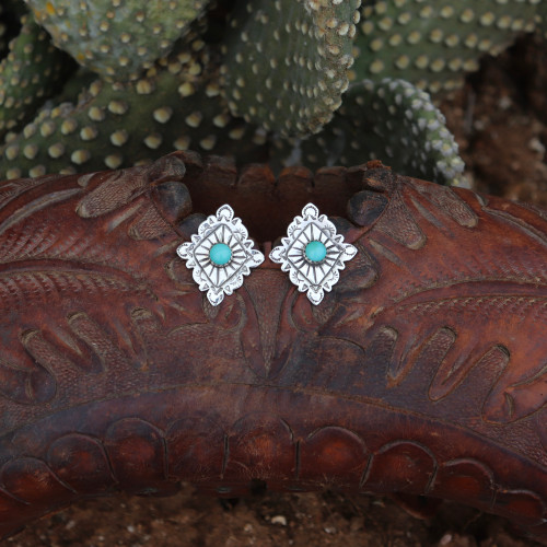 Pecos Scalloped Earrings - Stud and Dangle Pecos Scalloped Earrings - Stud and Dangle