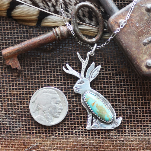 Santa Catarina Jackalope Necklace Santa Catarina Jackalope Necklace