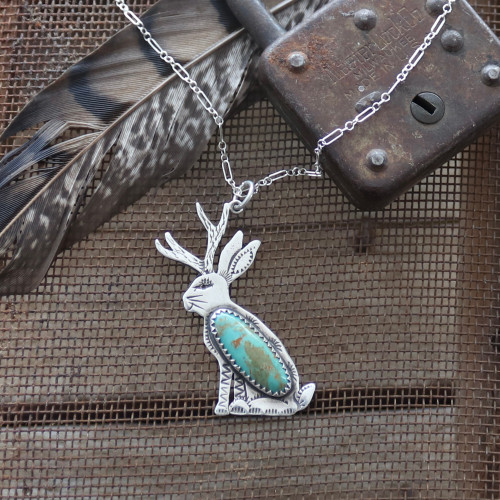 Santa Catarina Jackalope Necklace Santa Catarina Jackalope Necklace