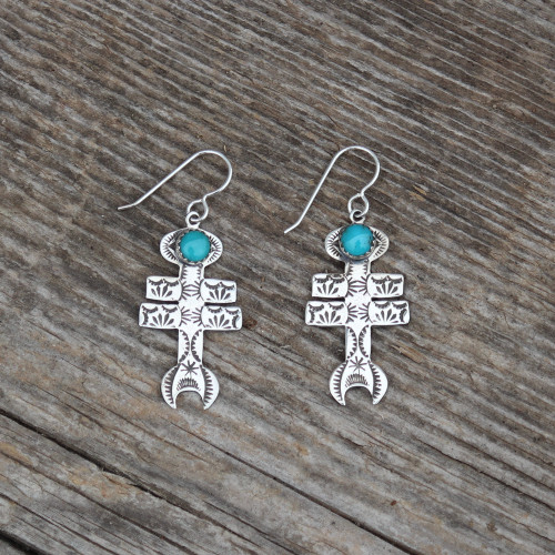 Sedona Dragonfly Cross Earrings