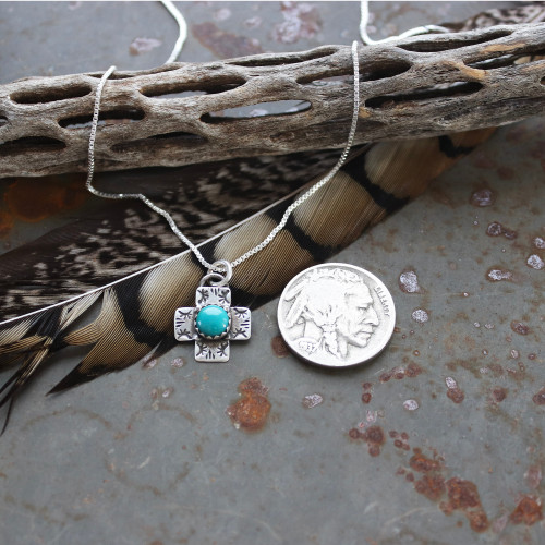 Cochise Small Cross Necklace