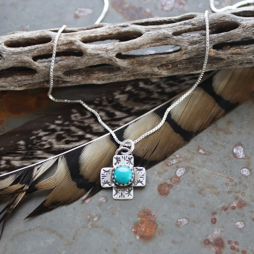 Cochise Small Cross Necklace