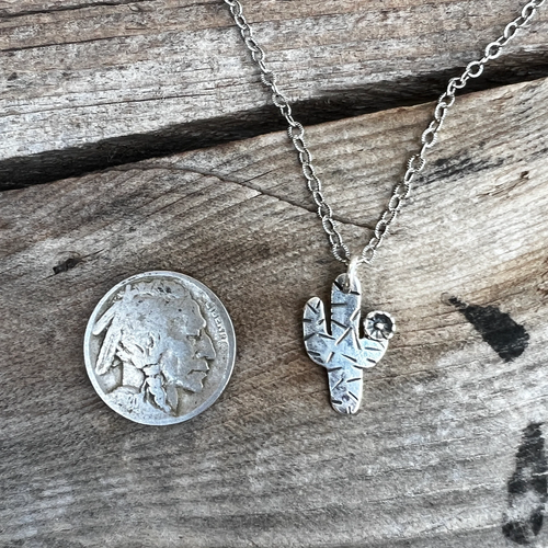 Tiny Saguaro Cactus Necklace Tiny Saguaro Cactus Necklace